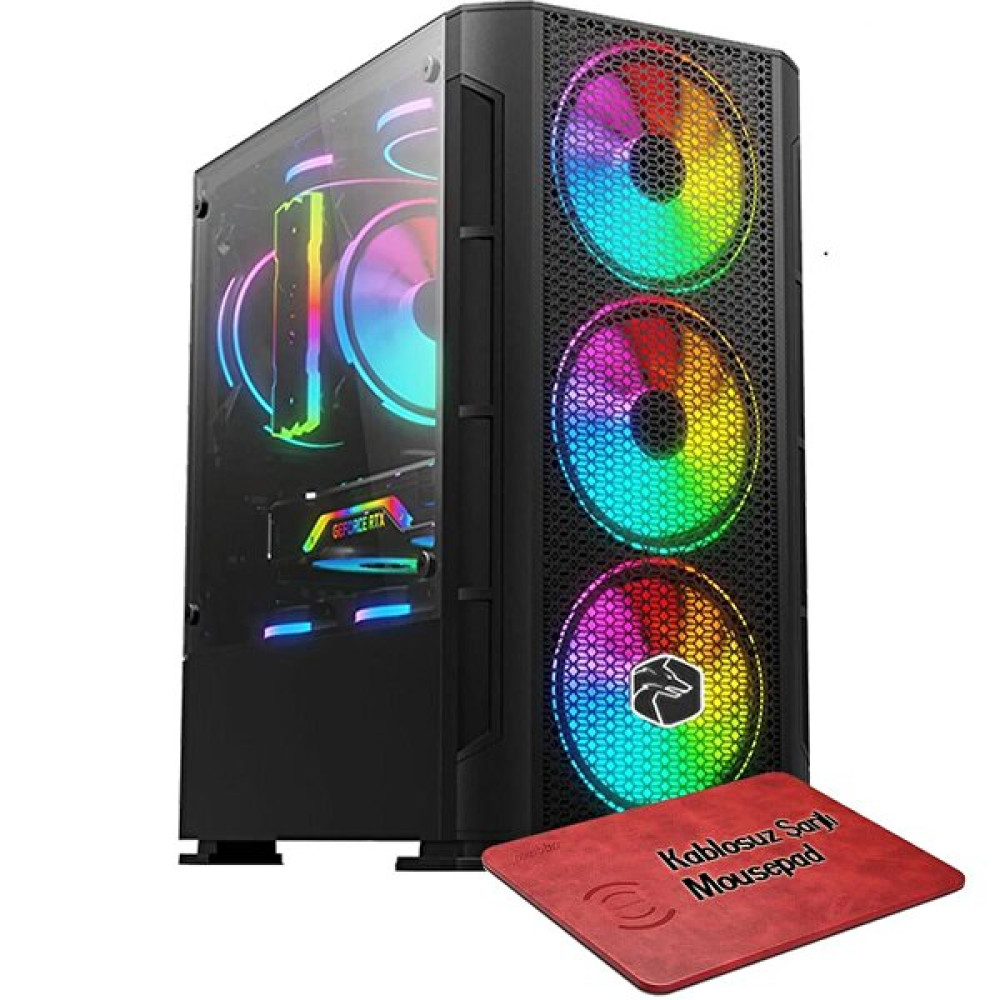 Zeiron Neon X20 Intel Core i5-3470 8 GB RAM 128 GB SSD 500 GB HDD GTX 1050 Ti FreeDOS Masaüstü Oyun Bilgisayarı Masaüstü Bilgisayar Fiyatı