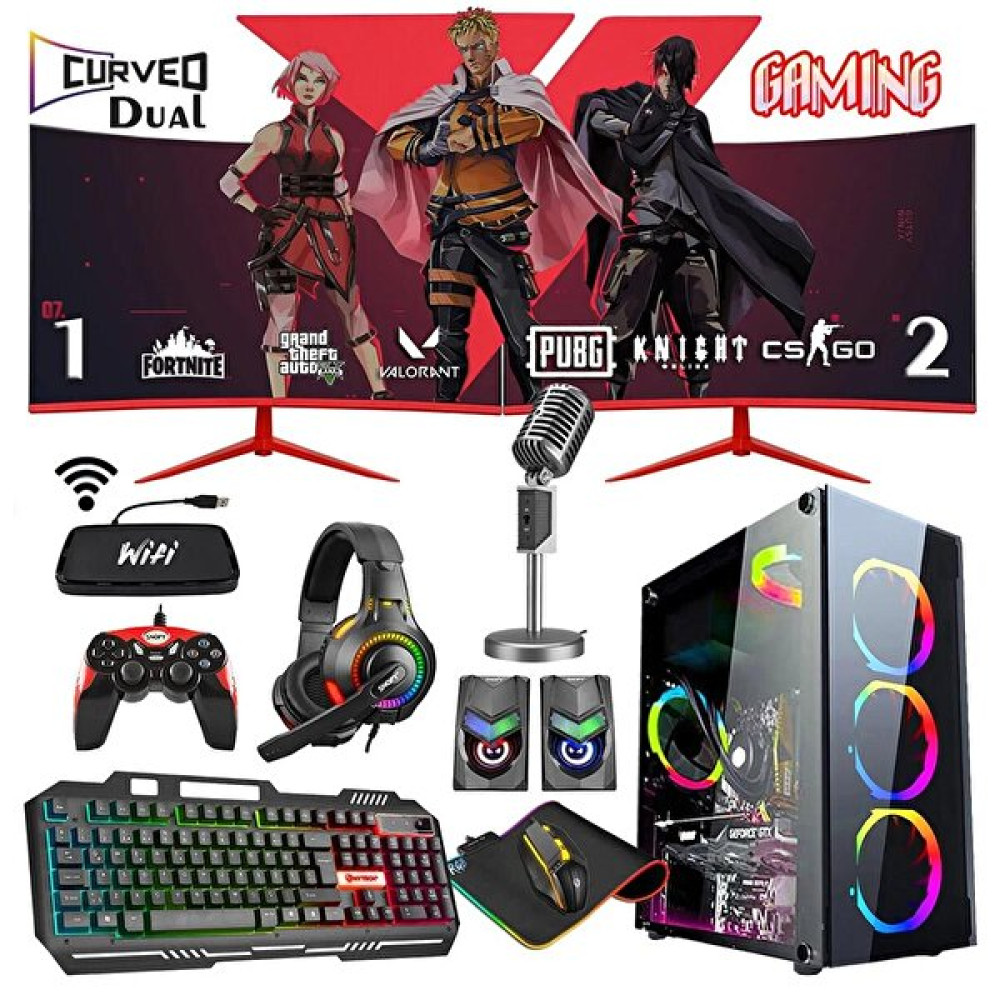Zeiron Sx75 Plus Intel Core i7-860 23.8" 16 GB RAM 240 GB SSD Gt730 Dual Curved FreeDOS Masaüstü Oyun Bilgisayarı Masaüstü Bilgisayar Fiyatı