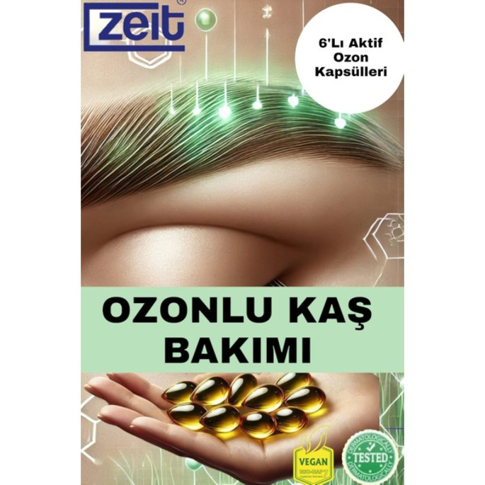 Zeitozon Kaş Dökülmesini Önleyici Ozon Kapsülleri | Kaş Güçlendirme ve Besleyici Bakım - Aktif Ozon Kapsülleri 24’lü Oto Boyaları Fiyatı