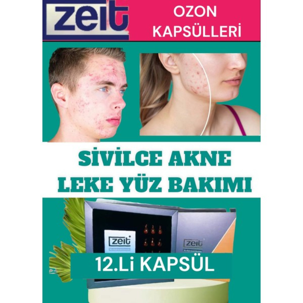 Zeitozon Yüz Bakımı Akne Sivilce Ve Akne Izleri Leke Egzam A Cilt Bakım Kremi Ozon Yağı Kapsülleri.12 Ad. Leke Kremi Fiyatı