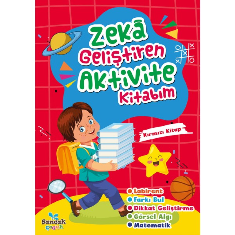 Zeka Geliştiren Aktivite Kitabım - Kırmızı Kitap Diğer Fiyatı