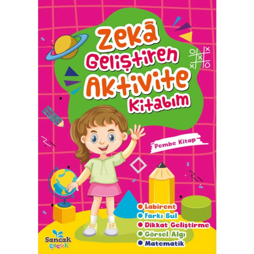 Zeka Geliştiren Aktivite Kitabım - Pembe Kitap Diğer Fiyatı
