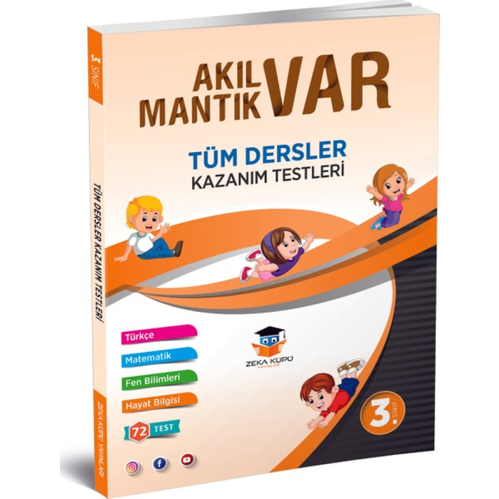 Zeka Küpü Yayınları 3.sınıf Akıl Var Mantık Var Tüm Dersler Kazanım Testleri Tüm Dersler Fiyatı