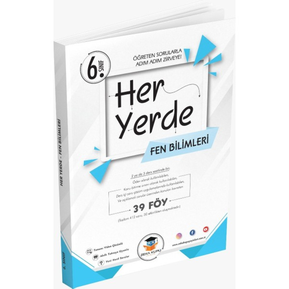 Zeka Küpü Yayınları 6. Sınıf Heryerde Fen Bilimleri Soru Bankası (Ciltli) Fen - Bilişim ve Teknoloji Fiyatı
