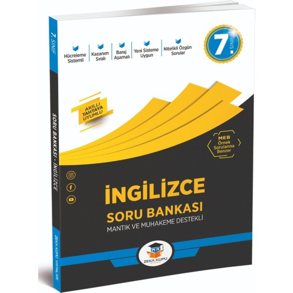Zeka Küpü Yayınları 7. Sınıf Ingilizce Soru Bankası Kaynak Kitapları Fiyatı
