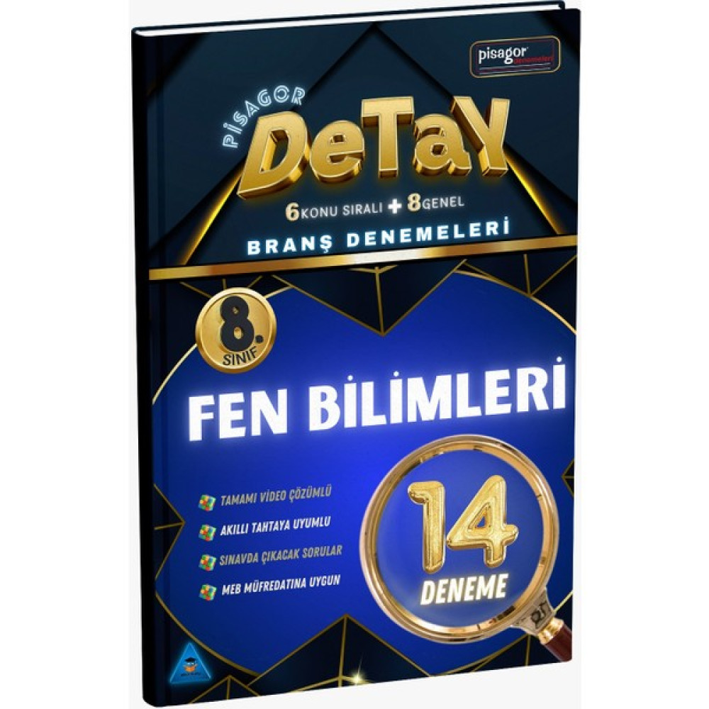 Zeka Küpü Yayınları 8. Sınıf Pisagor Detay 14'lü Fen Bilimleri Branş Denemeleri Tüm Dersler Fiyatı