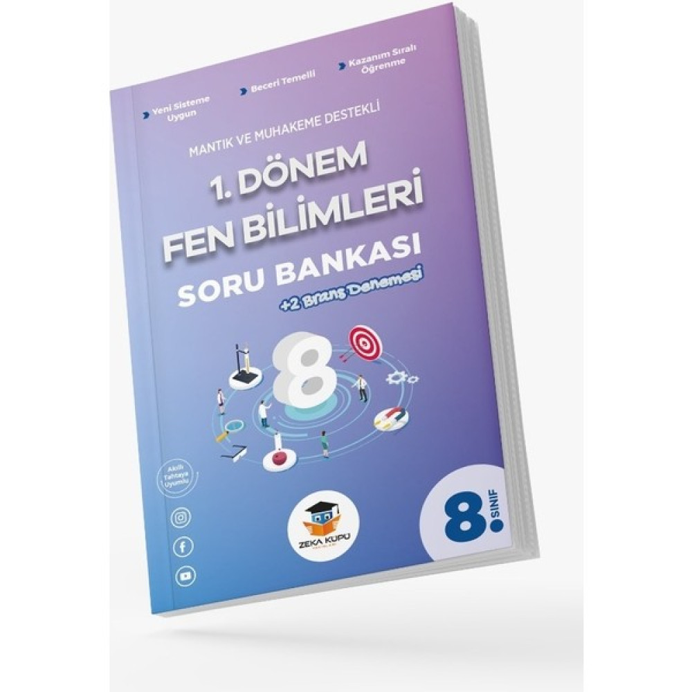 Zeka Küpü Yayınları 8.sınıf Fen Bilimleri 1.dönem Soru Bankası Ders Sınav Kitapları Fiyatı