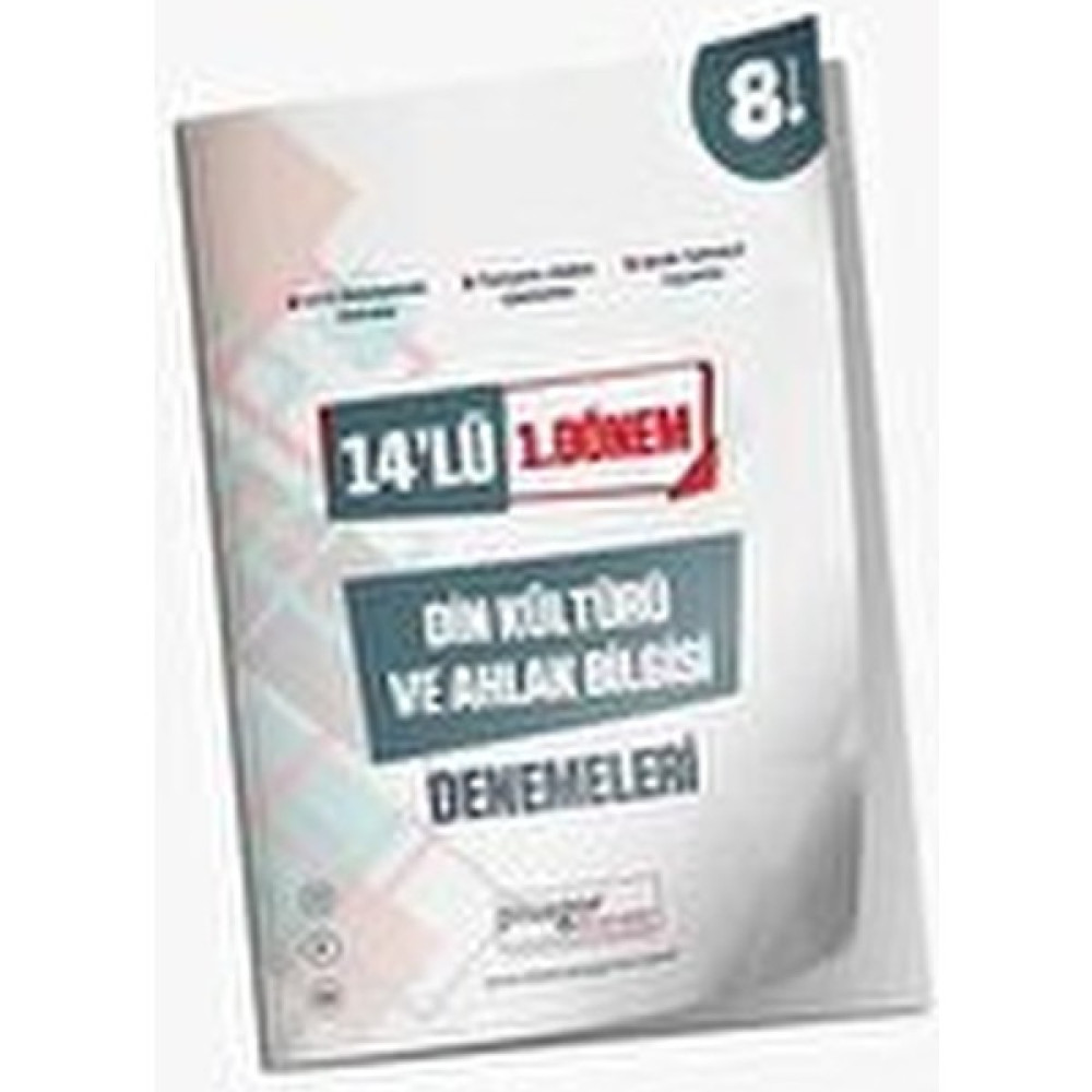 Zeka Küpü Yayınları Pisagor 8 Sınıf 14'lü 1. Dönem Din Kültürü ve Ahlak Bilgisi Denemeleri Zeka Küpü Yayınları Ders Sınav Kitapları Fiyatı