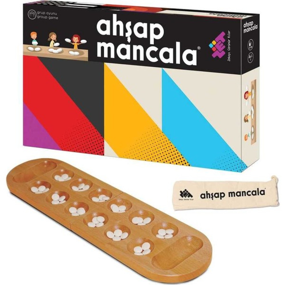 Zeka Ve Akıl Oyunları Ahşap Mancala (Deluxe) Strateji ve Zeka Oyunu Bebek Oyuncakları Fiyatı