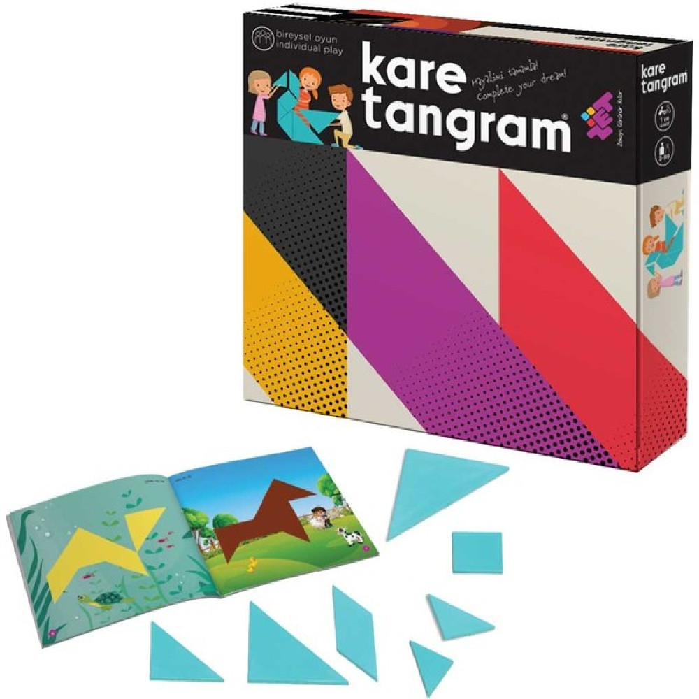 Zeka Ve Akıl Oyunları Zet Zeka Kare Tangram Zeka Oyunu Çocuk Oyuncağı Fiyatı