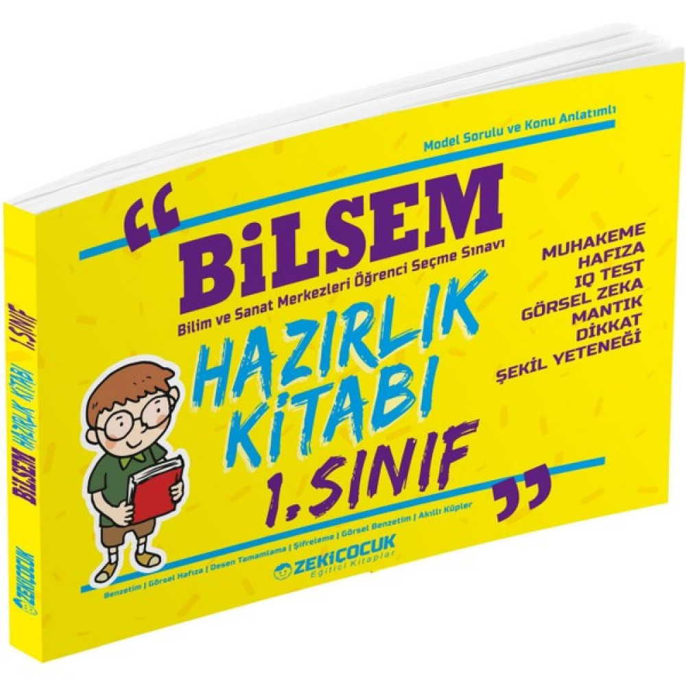 Zeki Çocuk 1. Sınıf Bilsem Hazırlık Kitabı Tüm Dersler Fiyatı