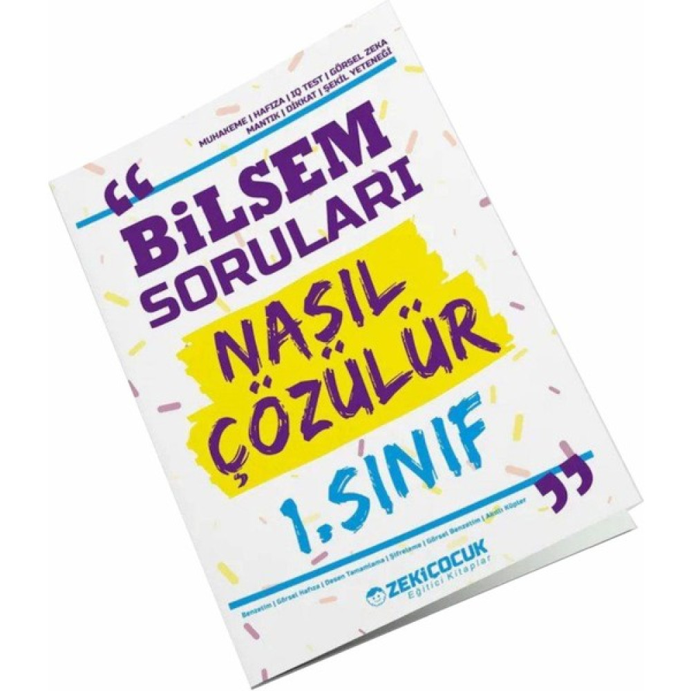 Zeki Çocuk 1. Sınıf Bilsem Sorular Nasıl Çözülür Kitabı Tüm Dersler Fiyatı