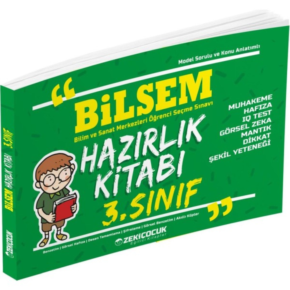Zeki Çocuk 3. Sınıf Bilsem Hazırlık Kitabı Tüm Dersler Fiyatı