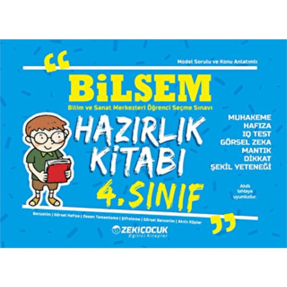 Zeki Çocuk 4. Sınıf Bilsem Hazırlık Kitabı Tüm Dersler Fiyatı