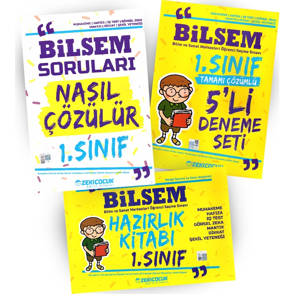 Zeki Çocuk - Bilsem 1. Sınıf Seti Tüm Dersler Fiyatı