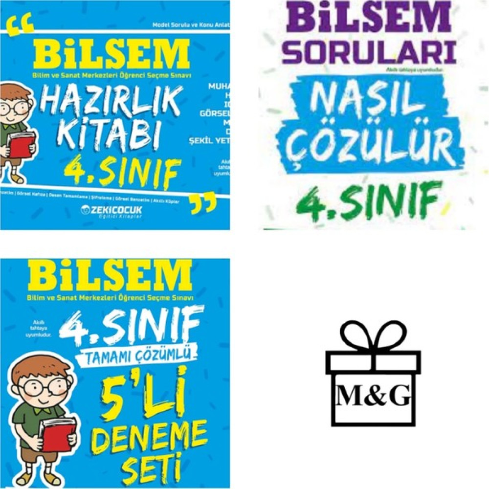 Zeki Çocuk Yayınları 4.sınıf Bilsem Hazırlık Kitabı Sorular Nasıl Çözülür ve Deneme Kaynak Kitapları Fiyatı