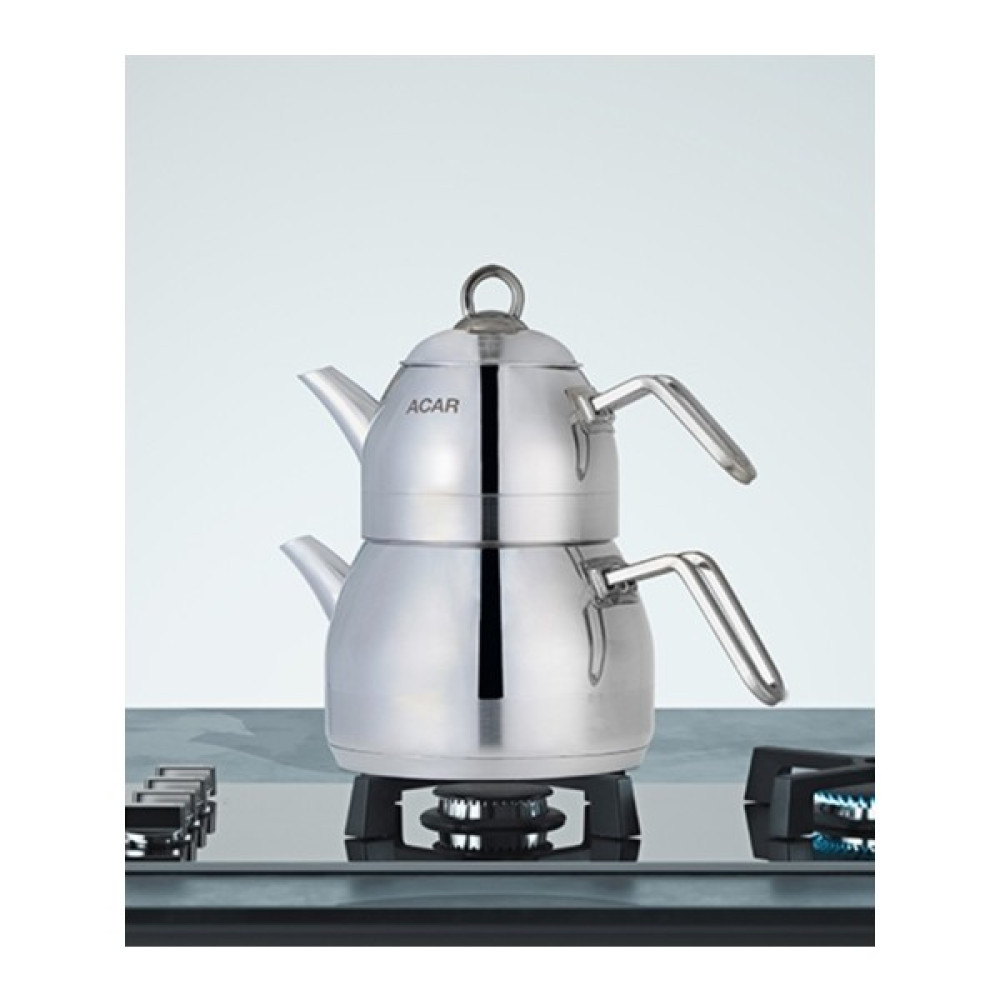 Zeki Home Alexi Mini Boy Çelik Çaydanlık - Metal Kulp Çay / Çaydanlık Setleri Fiyatı