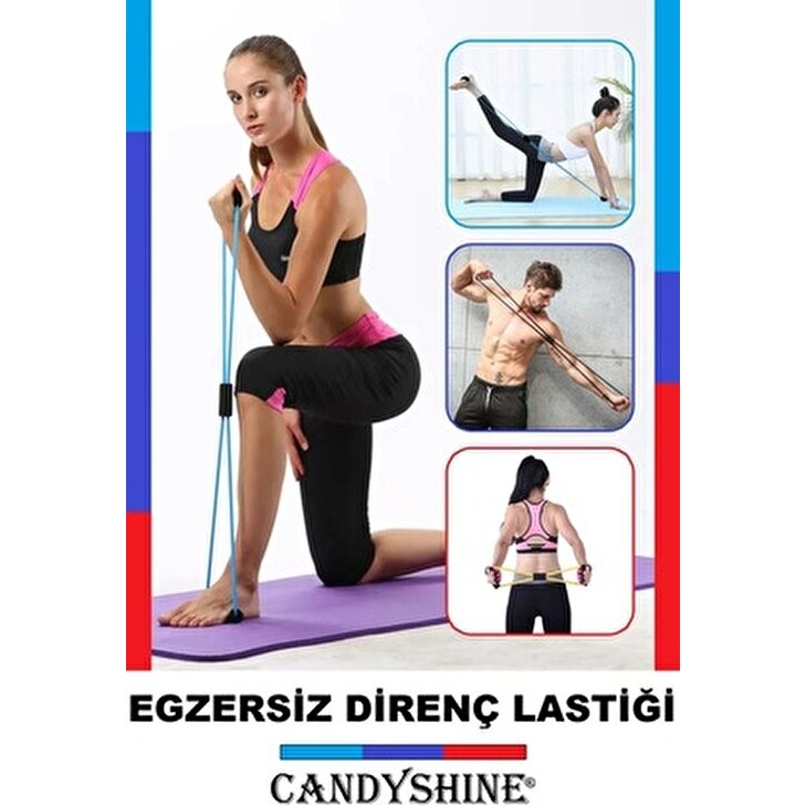 Zeki Karga Pilates Egzersiz Bandı Aerobik Yoga İçin Direnç Lastiği Esnek ve Dayanıklı Diğer Fiyatı