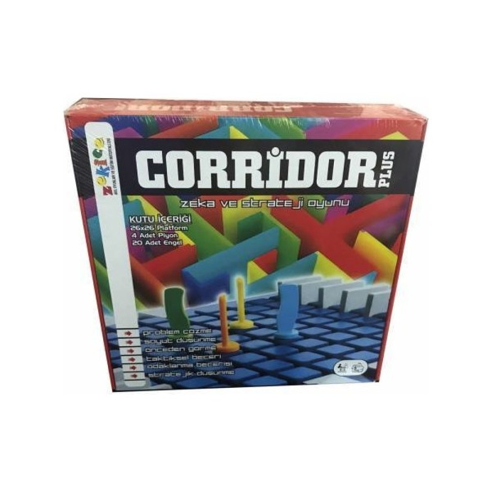 Zekice Corridor Plus - Koridor - Zeka ve Strateji Oyunu Oyun Takımları Fiyatı