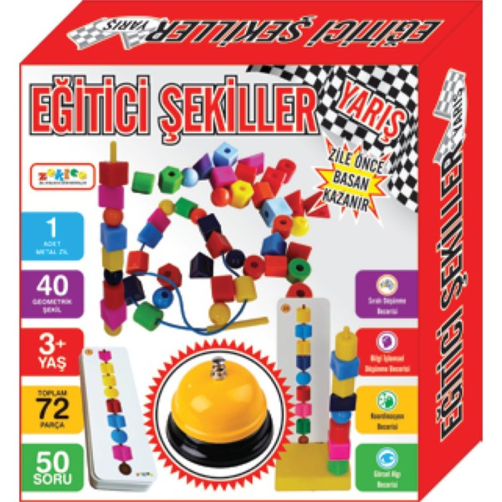 Zekice Eğitici Şekiller Yarış Eğitici Oyuncak Fiyatı