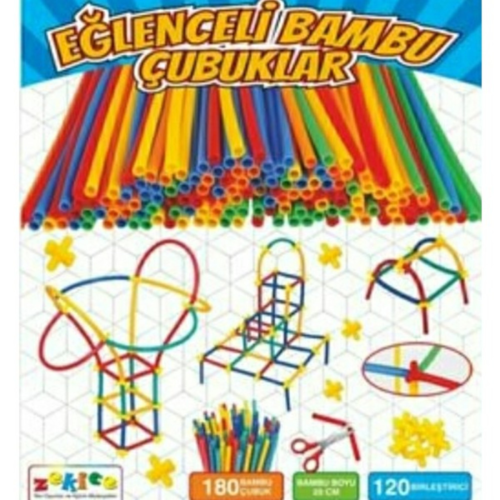 Zekice Eğlenceli Bambu Çubuklar Oyun Seti - Renkli Eğitici Oyuncak Fiyatı