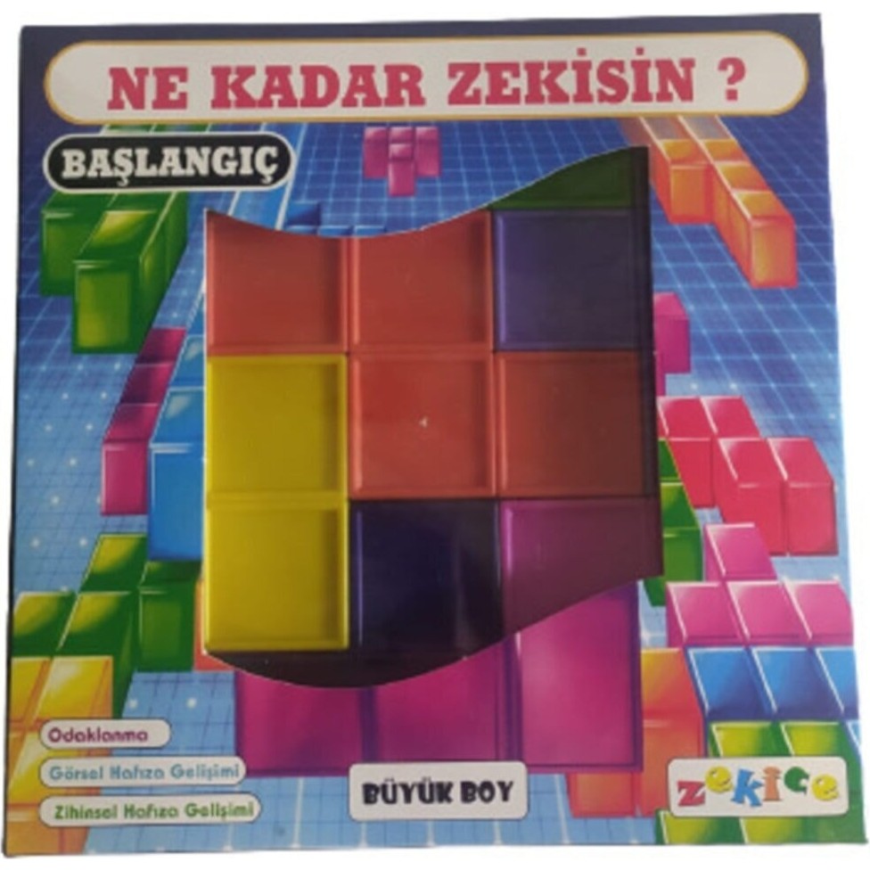 Zekice Ne Kadar Zekisin? Başlangıç - Pratik Zeka - Büyük Boy - Renkli Eğitici Oyuncak Fiyatı