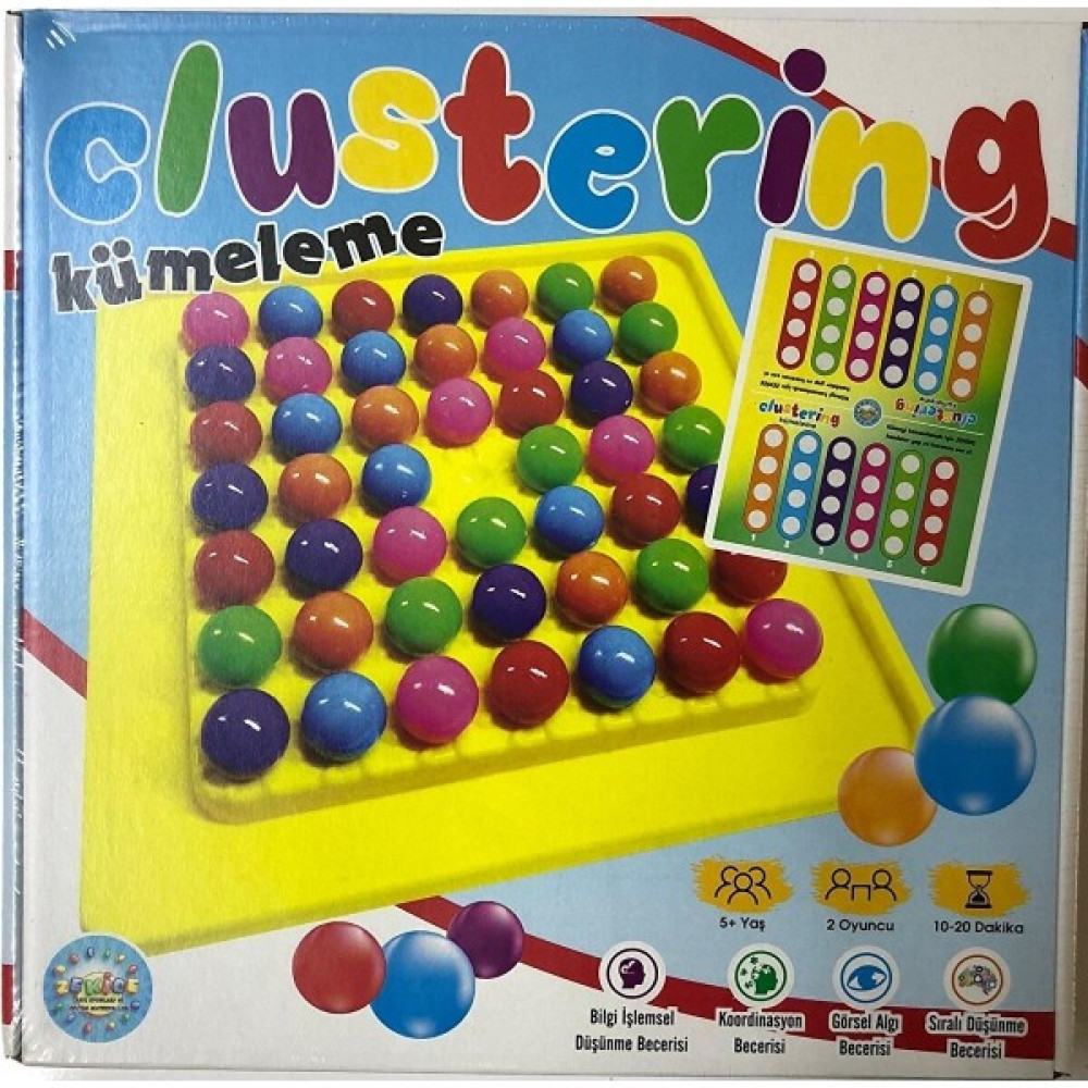 Zekice Renkli Kümeleme Oyunu Clustering Oyunu Akıl ve Beceri Oyunu Eğitici Oyuncaklar - Sarı Eğitici Oyuncak Fiyatı