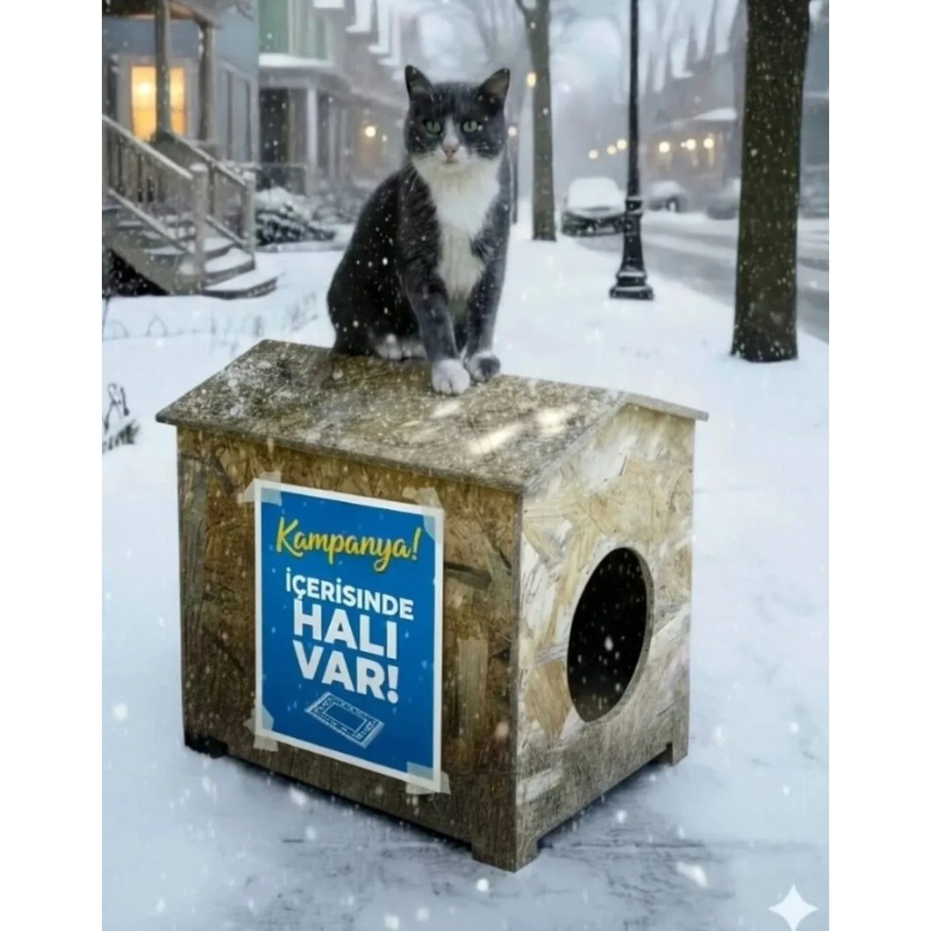 Zekimöble Dış Mekan Yağmura Ve Soğuğa Dayanıklı Osb Kedi Evi (deniz Tutkallı) Kedi Evi Ahşap Evcil Hayvan Ürünleri Fiyatı