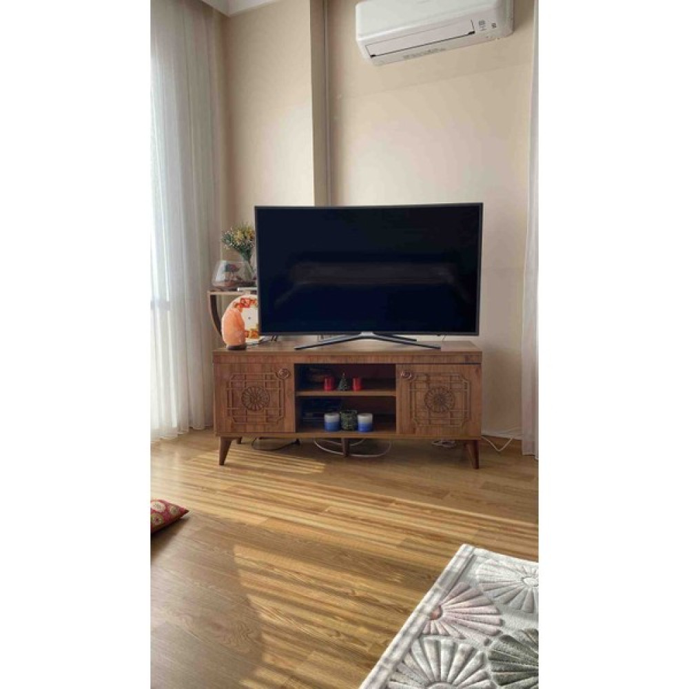 Zekimöble Istanbul Ceviz Tv Sehpasi Tv Ünitesi / Sehpası Fiyatı