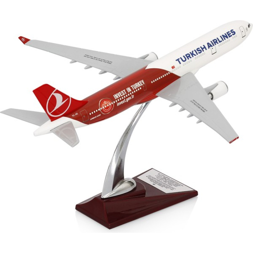Zekupp Airbus 330-300 1/200 Invest In Turkey Thy Model Uçak - Beyaz Maket Fiyatı