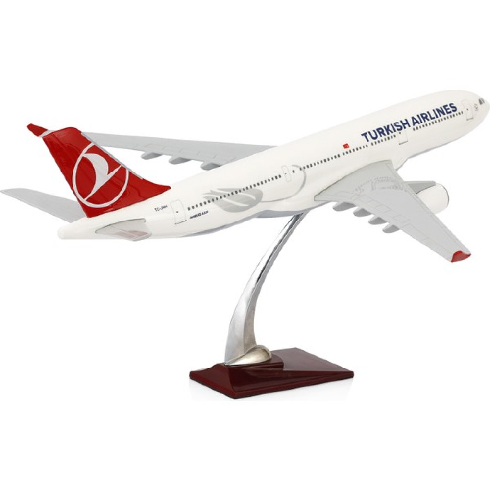Zekupp Lisanslı Thy Model Uçak A330 1/100 Ölçek - Thy Lale Maket Uçak - Renkli Maket Fiyatı