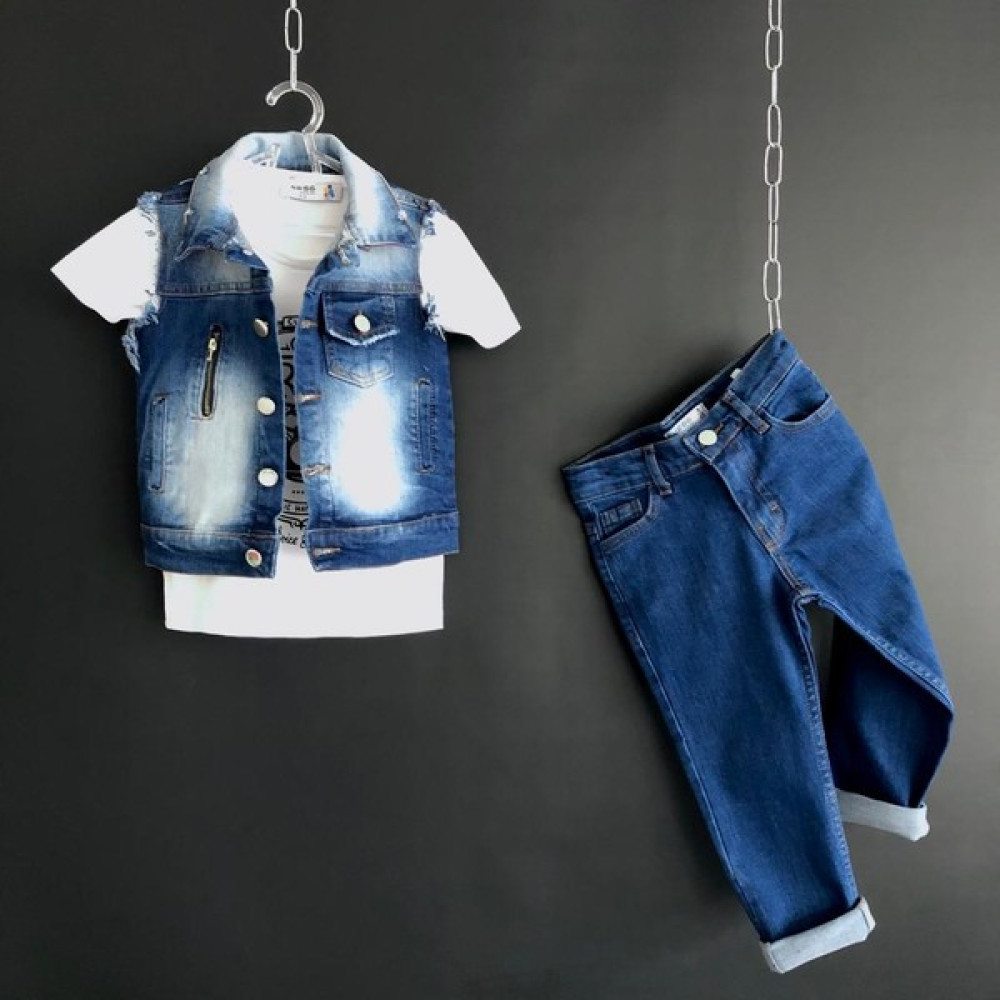 Zelhan Kids Erkek Çocuk Kot Takim Erkek Çocuk Giyim Takımı Fiyatı
