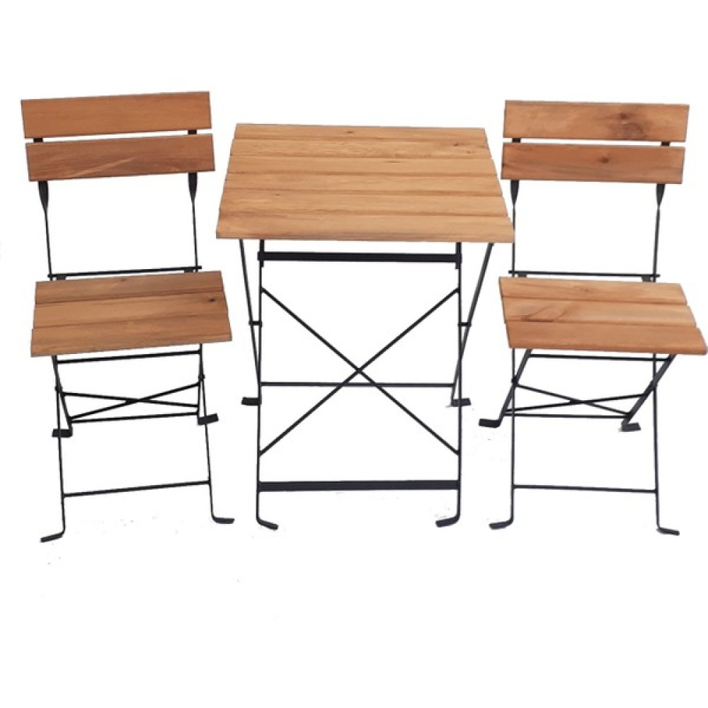 Zemes Design Ahşap Katlanır Masa Sandalye Bahçe Balkon Mutfak Takımı 2 Sandalye 1 Masa Ikea Tipi Bistro Takım Kamp & Piknik Masası Fiyatı