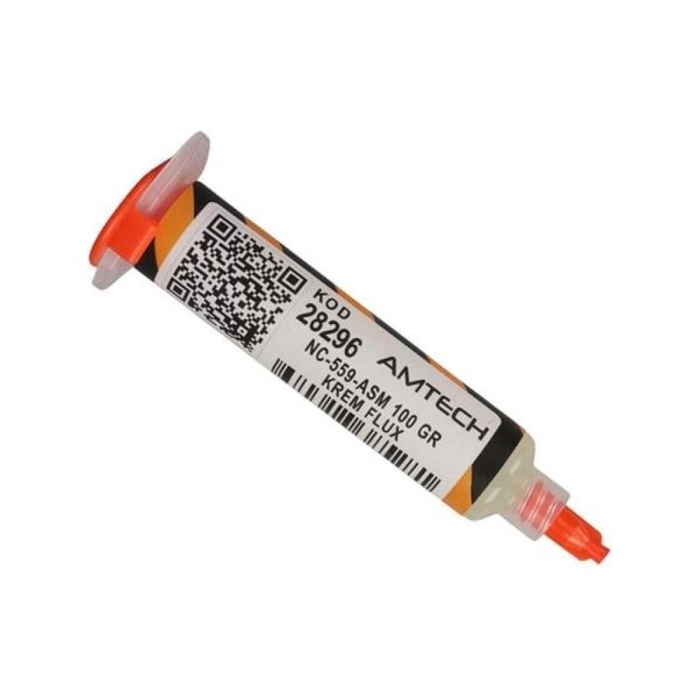 Zemheri Amtech NC-559-ASM Şırınga Tip 10 Ml. Krem Lehim Flux - Beyaz - standart Lehim & Havya Fiyatı