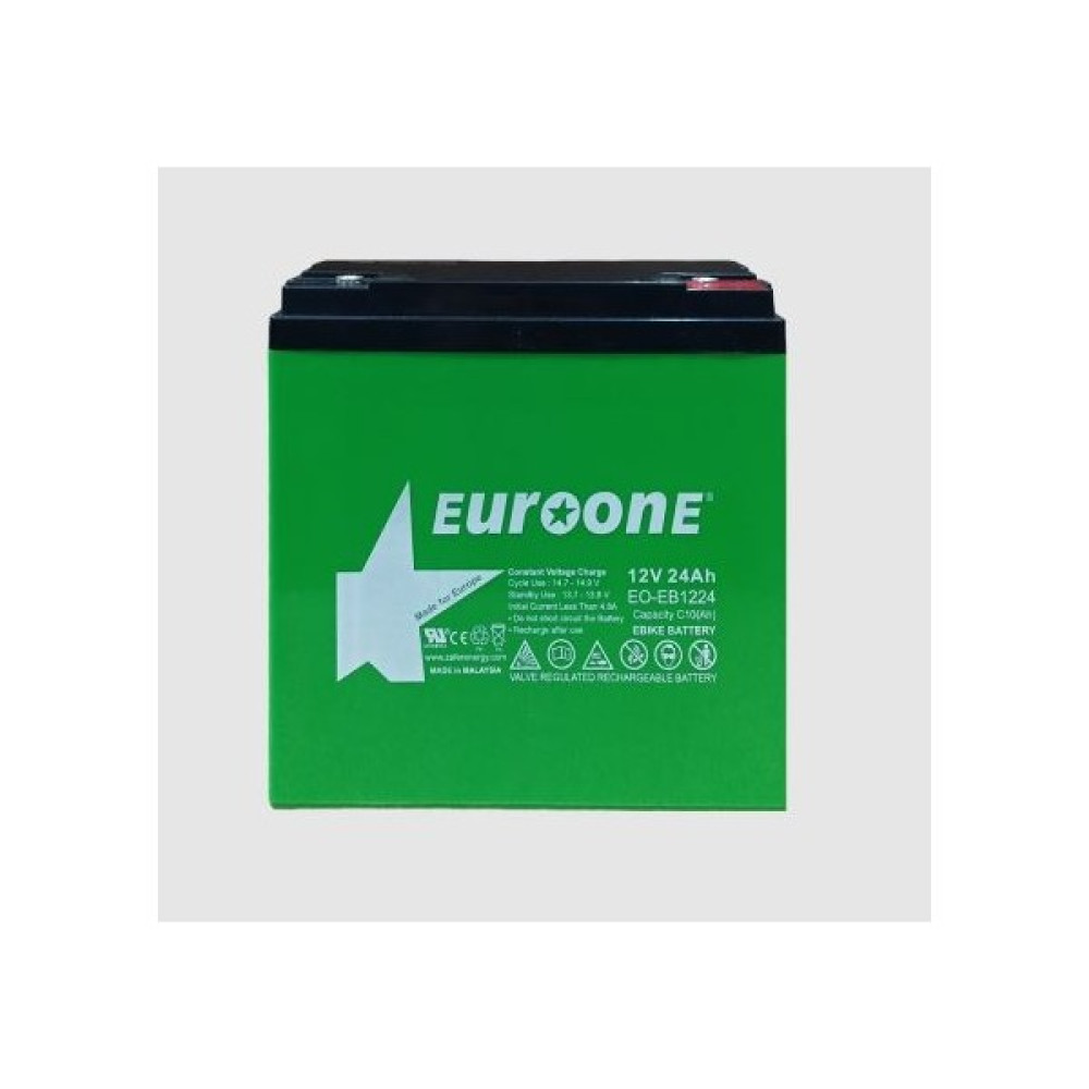 Zemheri EO-EB1224 12 Volt 24 Ah E-Bisiklet Aküsü Elektrikli Bisiklet Aküsü (180X76X167MM) Akü Fiyatı