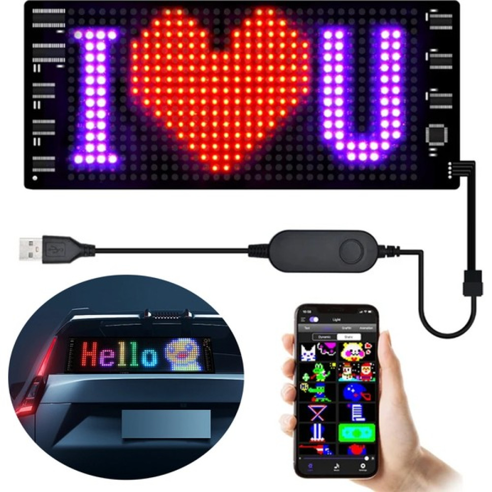Zemheri Powermaster PM-23820 7X17CM Usb’li Kayan Yazı LED Tabela Oto Boyaları Fiyatı