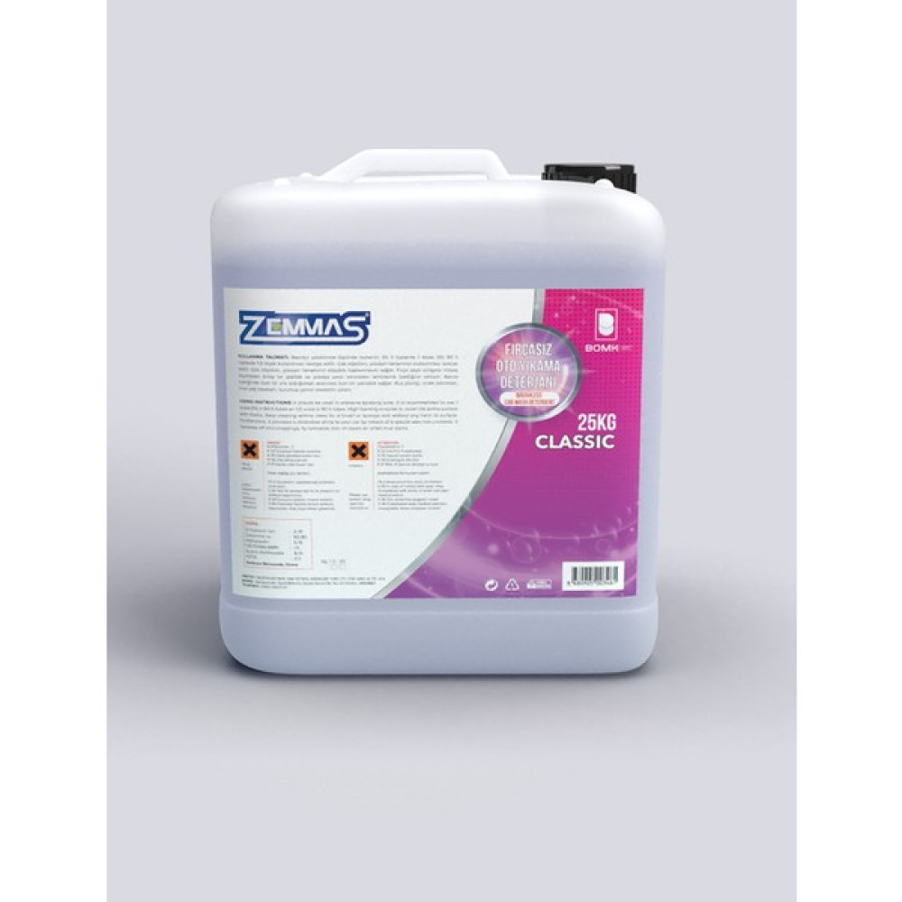 Zemmas Classic Fırçasız Oto Yıkama Deterjanı 25 kg Oto Yıkama Ürünleri Fiyatı