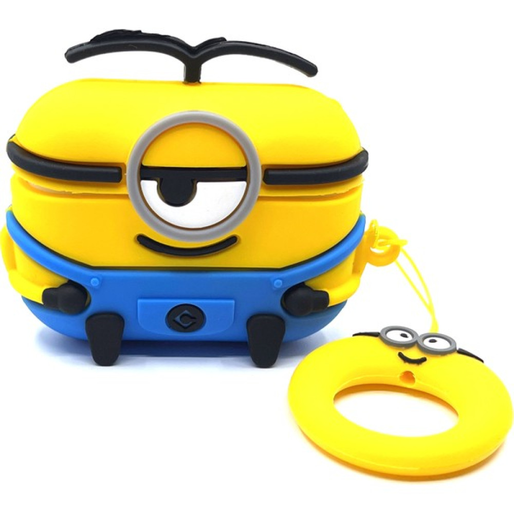 Zen AI Airpods Pro 1/2. Nesil Uyumlu Sevilen Sarı Çizgi Minion Karakter Stuart Tasarımlı Hediye Kılıf - Renkli Cep Telefonu Aksesuarı Fiyatı
