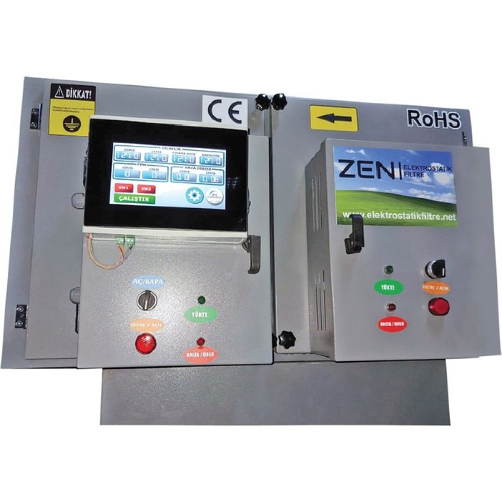 Zen Elektrostatik Kebap Dumanı İçin Elektrostatik Filtre Karbon Filtre Gerektirmez - Gri Hava Temizleme - Nemlendirme Cihazları Fiyatı