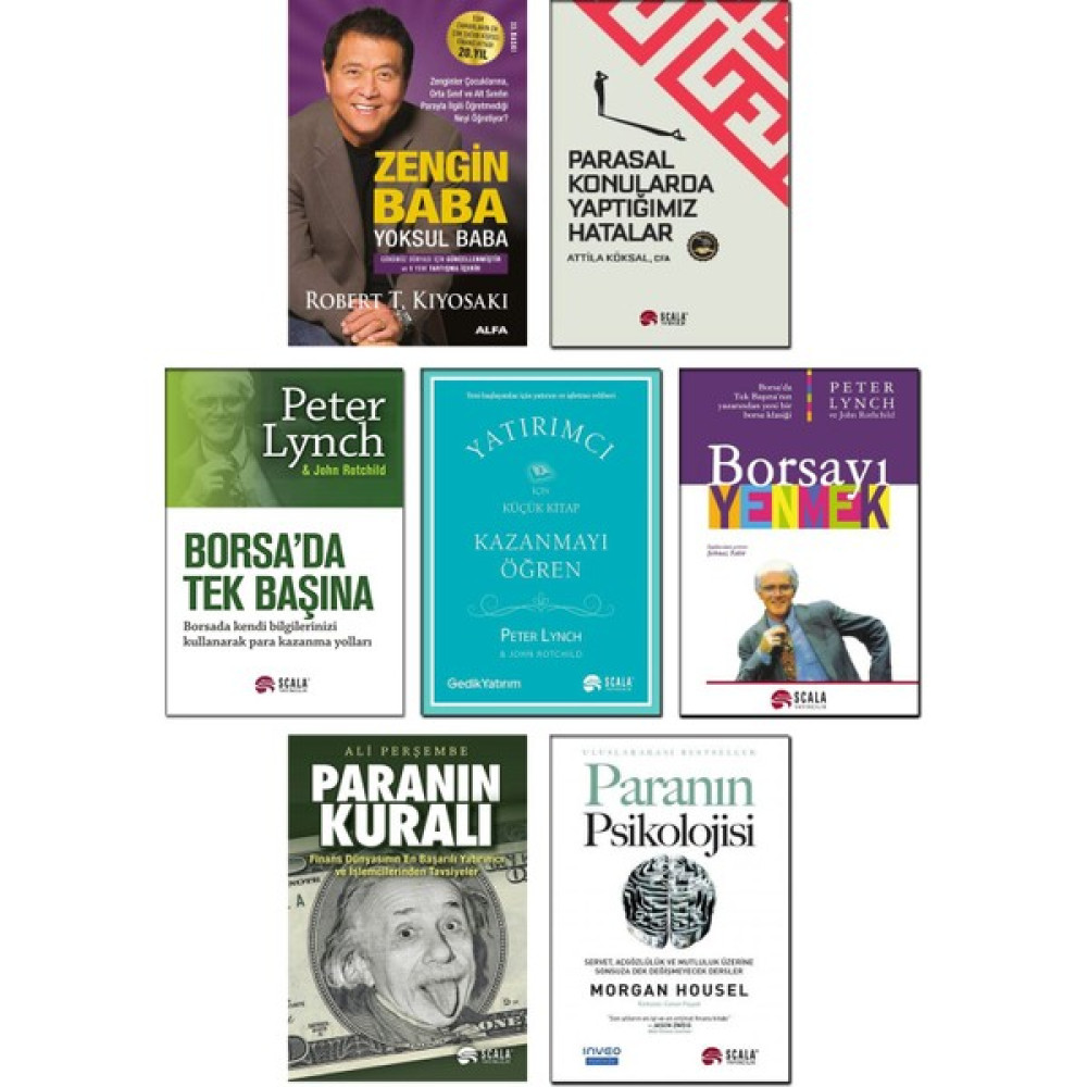 Zengin Baba Yoksul Baba + Parasal Konularda Yaptığımİz Hatalar + Borsa'da Tek Başına + Kazanmayı Öğren + Borsayı Yenmek + Paranın Kuralı + Paranın ... Muhasebe Finans Kitapları Fiyatı