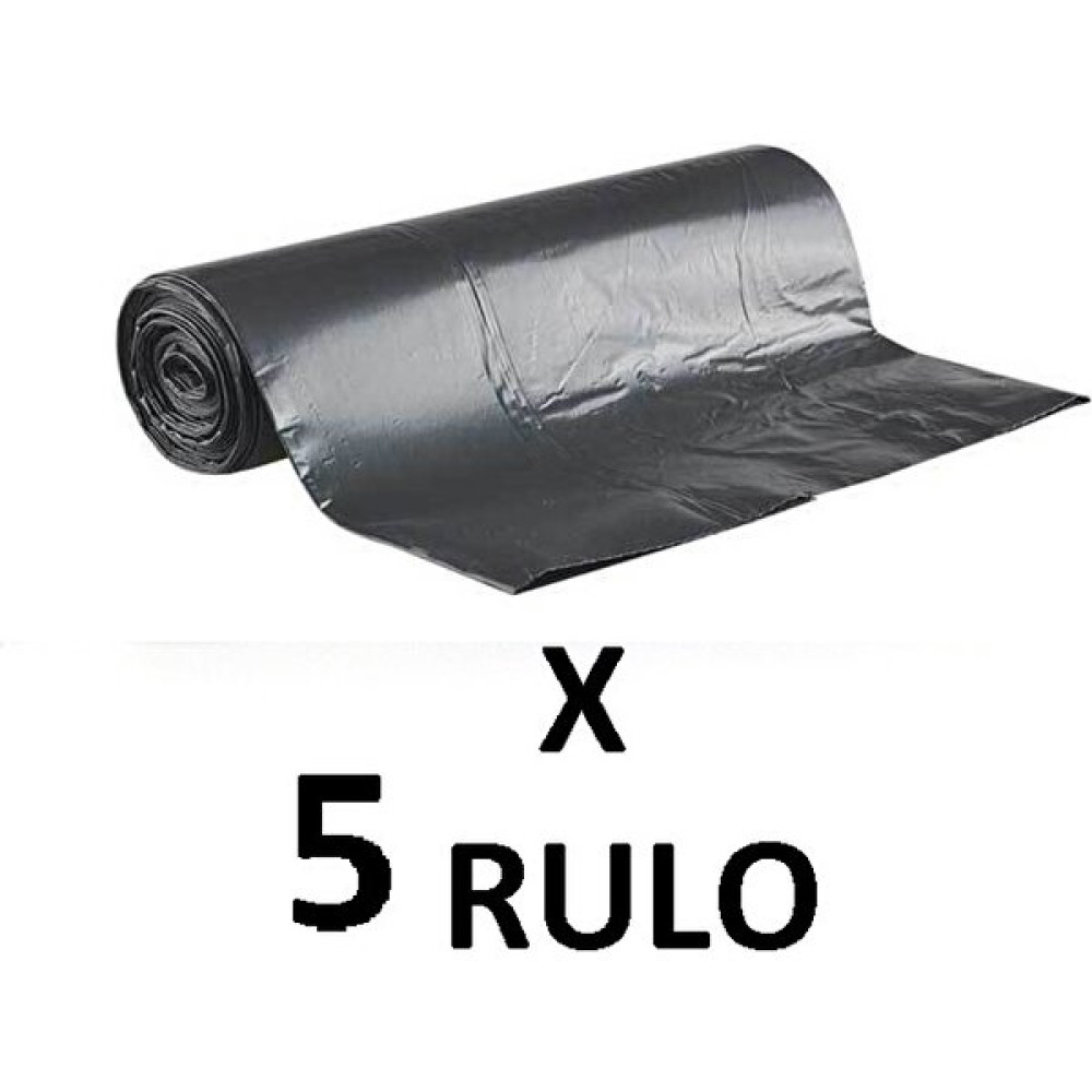 Zengin Çarşım Standart Battal Boy ( 72X95 cm ) Siyah Çöp Poşeti 5 Rulo 10*5=50 Adet - 72 x 95 cm Çöp Poşetleri Fiyatı