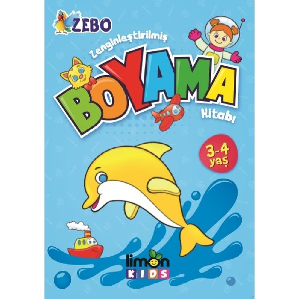 Zenginleştirilmiş Boyama Kitabı 3-4 Yaş Aktivite & Eğitici Kitaplar Fiyatı