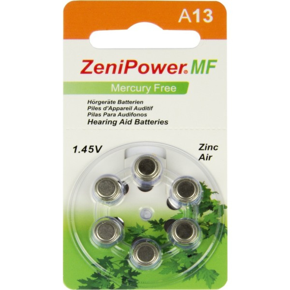 Zenipower 13 Numara Işitme Cihazı Pili 10 Paket - 60 Adet Diğer Fiyatı