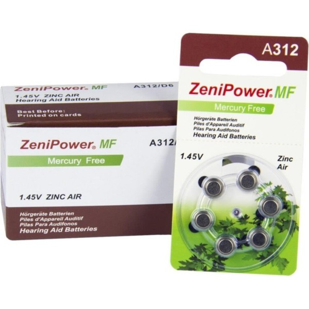 Zenipower 312 Numara Işitme Cihazı Pili 10 Paket-60 Adet Zenipower 312 Diğer Fiyatı