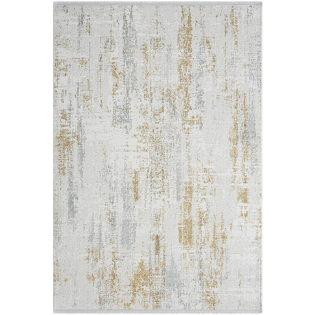 Zenith ZN011A Gri Halı Gold Detaylı Modern Yumuşak Kadife Ince Antialerjik Salon Koridor Halısı - Gri - Altın - 160 x 230 cm SSD / Solid State Drive Fiyatı