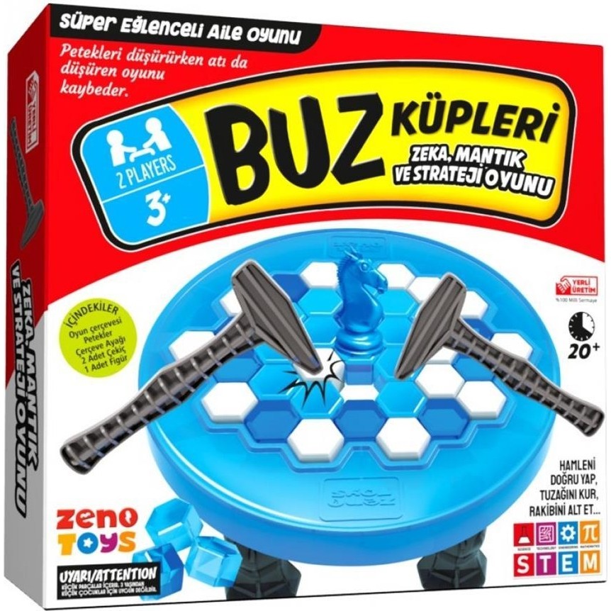 Zeno Toys Buz Küpleri Zeka Mantık ve Strateji Oyunu - Renkli Diğer Fiyatı