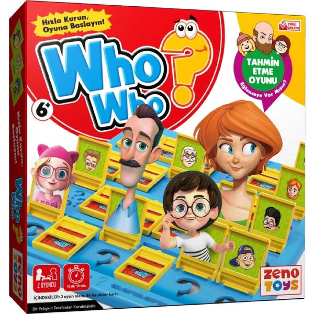 Zeno Toys Who Who Bil Bakalım Kutu Oyunu Oyun Takımları Fiyatı
