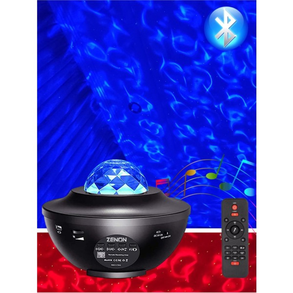 ZENON Starry Projektör Bluetooth Hoparlör+Sese Duyarlı Disko Topu+ USB Mp3 Çalar+Parti, Gece Lambası Bluetooth Hoparlör Fiyatı
