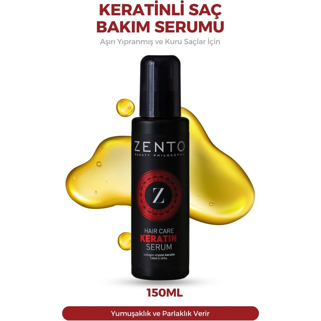 Zento Keratinli Saç Bakım Serumu - 150ml Saç Bakım Maskeleri & Serumlar & Spreyler Fiyatı