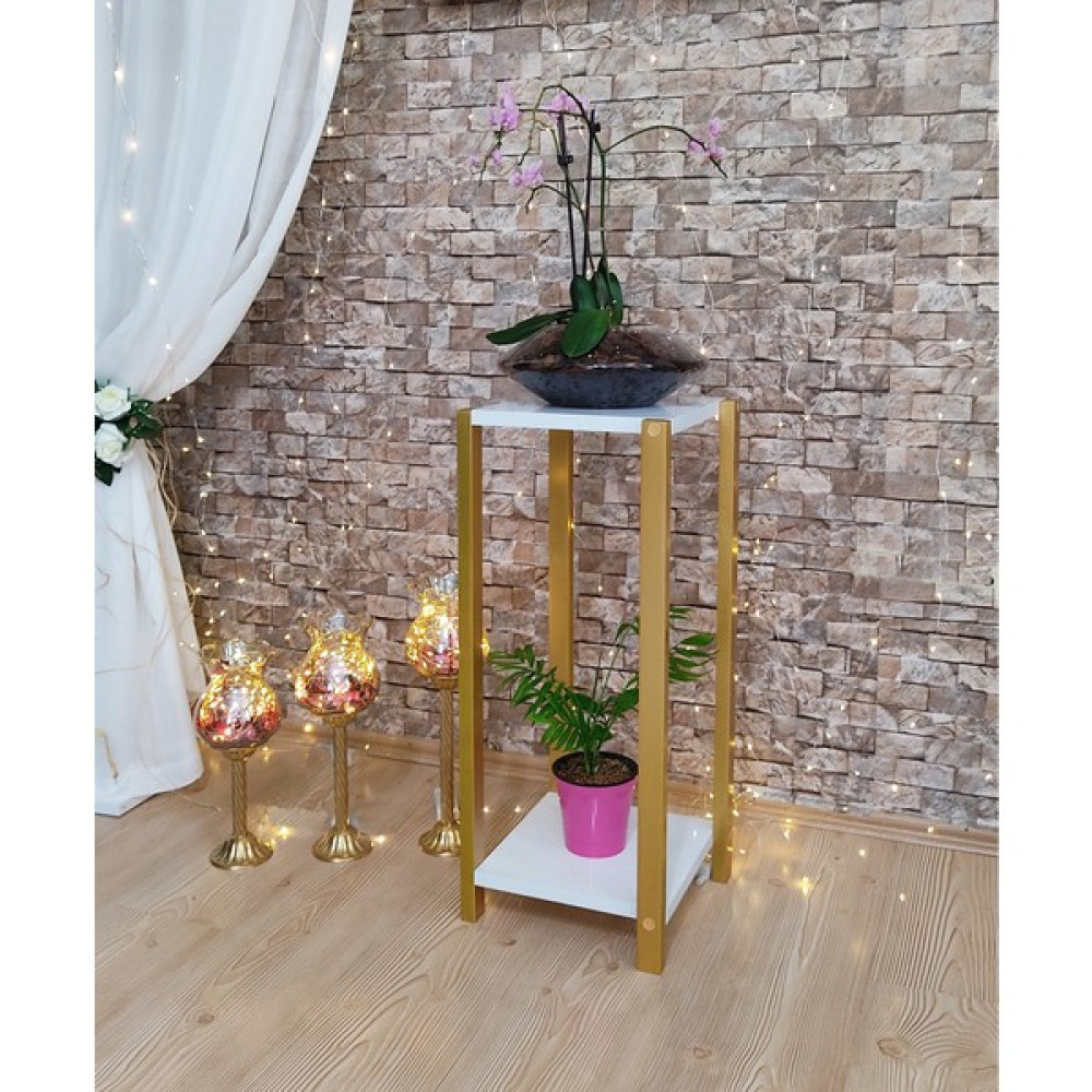 Zeo Wood Design Dekoratif Çiçeklik Yan Sehpa Fiyatı